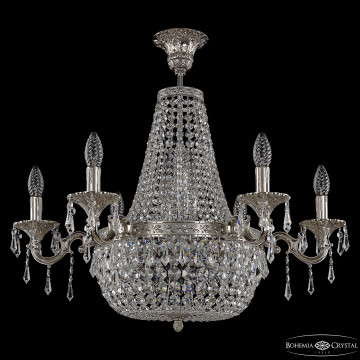 Люстра груша хрустальная 2201H201/6/70IV Ni Bohemia Ivele Crystal Люстра Bohemia Ivele Crystal 2201H201/6/70IV Ni