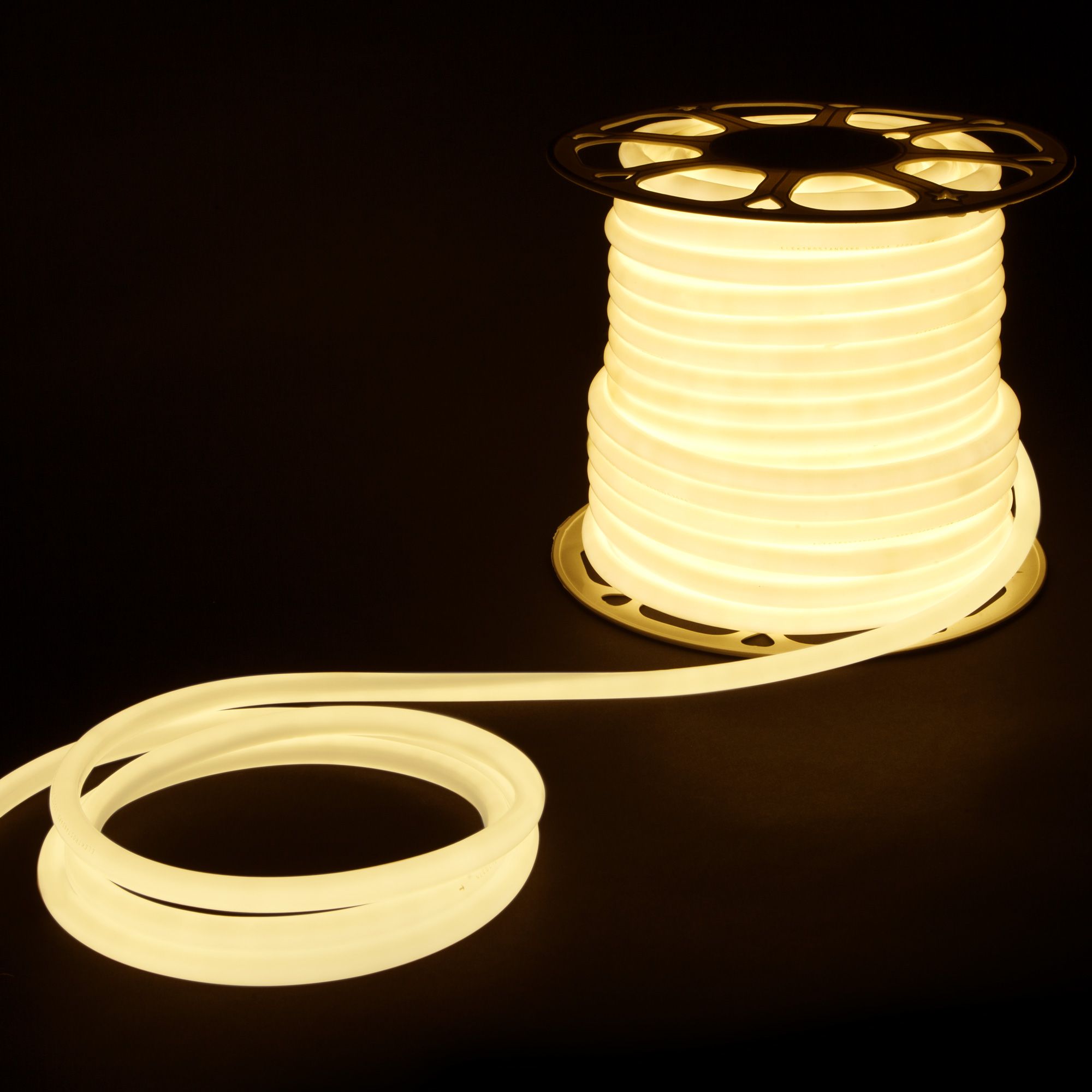 Уличный светильник Elektrostandard Гибкий неон 220V 9,6W 144Led 2835 IP67 круглый дневной белый, 50 м