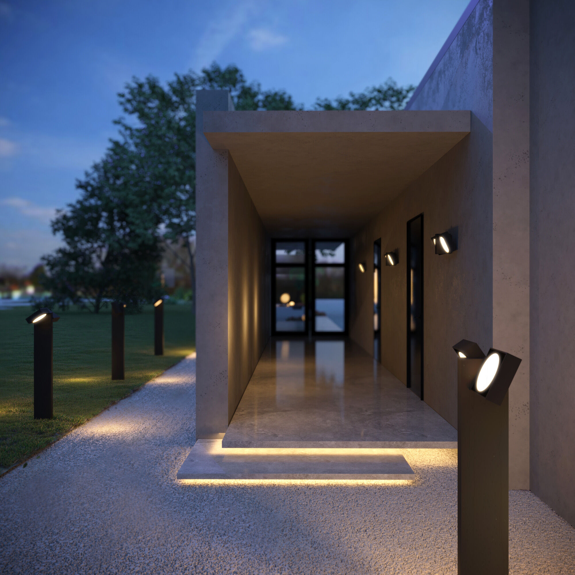 Уличный светильник Elektrostandard 35170/D черный