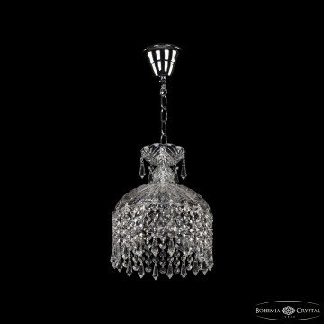 Подвесной светильник хрустальный 14781/22 Ni Drops Светильник одинарный Bohemia Ivele Crystal 14781/22 Ni Drops