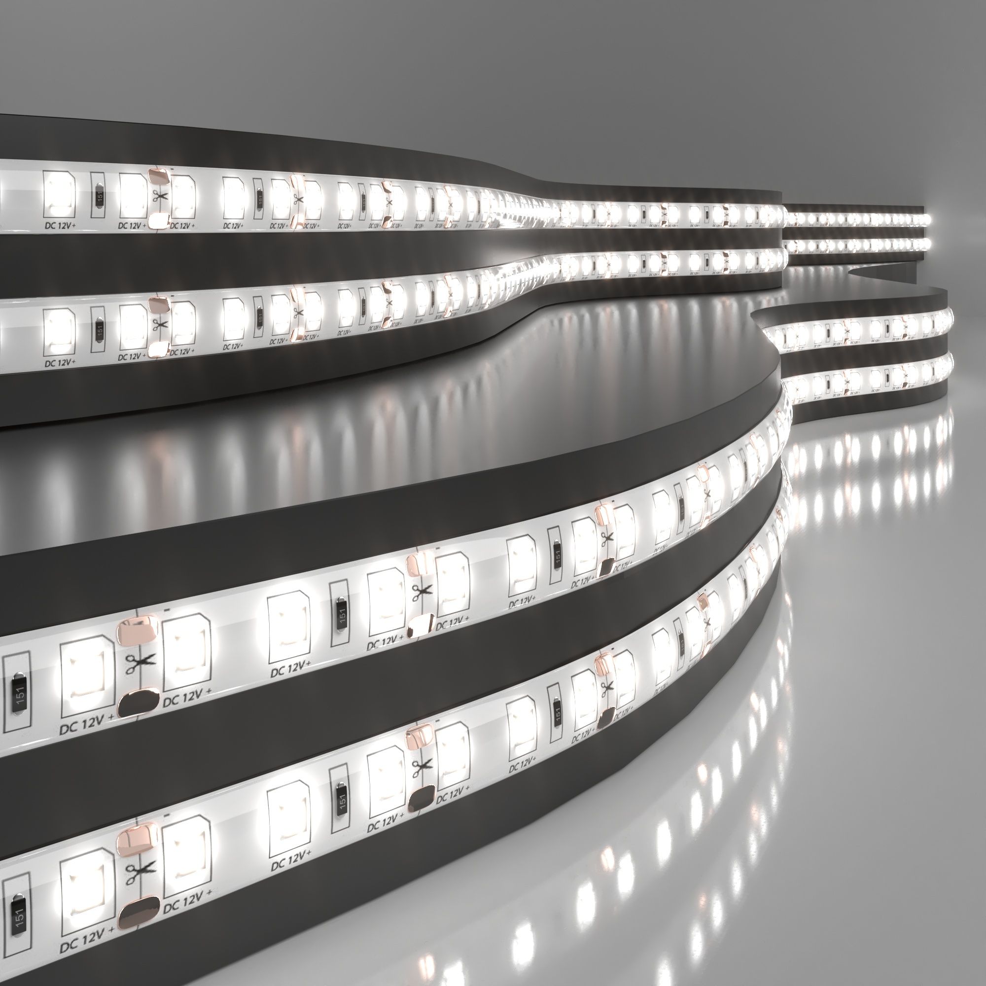 Светодиодная лента Elektrostandard Лента светодиодная 12V 9,6W 120Led 2835 IP65 дневной белый, 5м