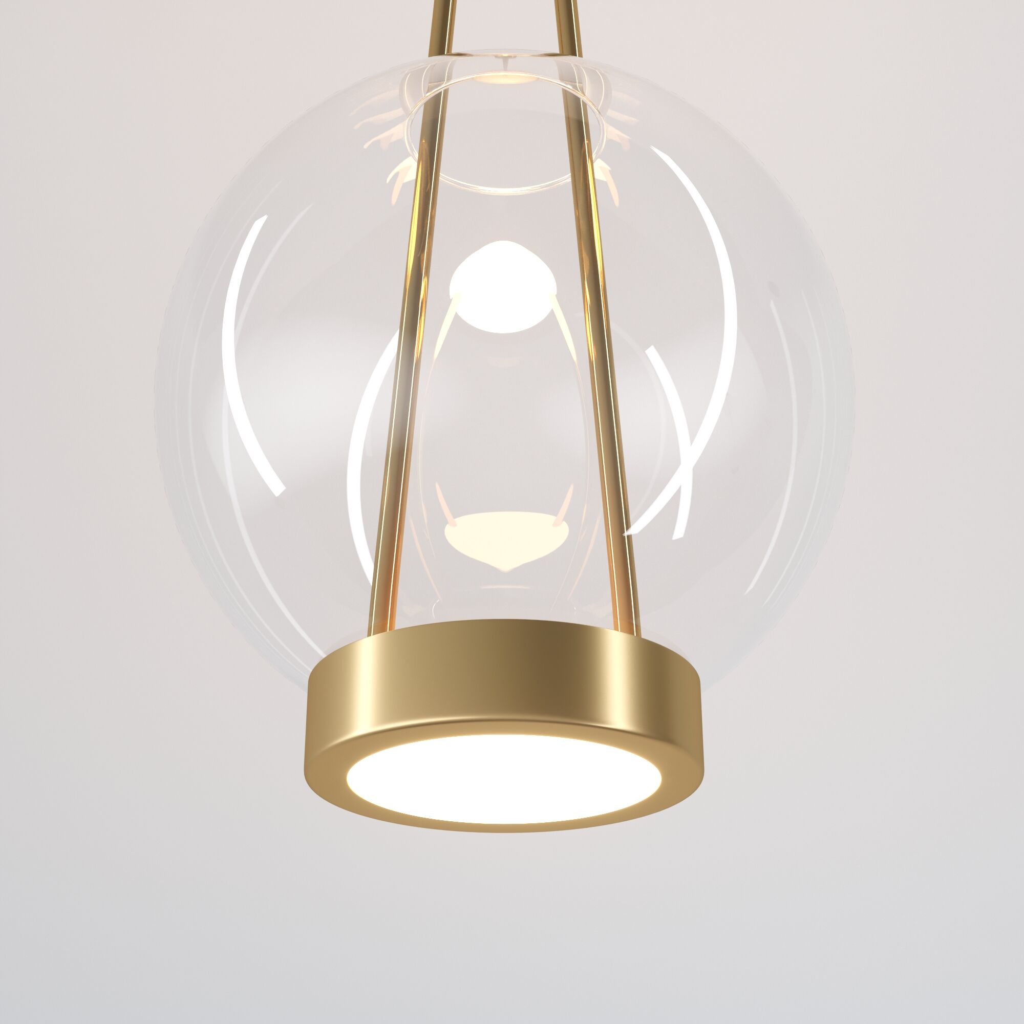 Светильник Eurosvet 50267/1 LED латунь