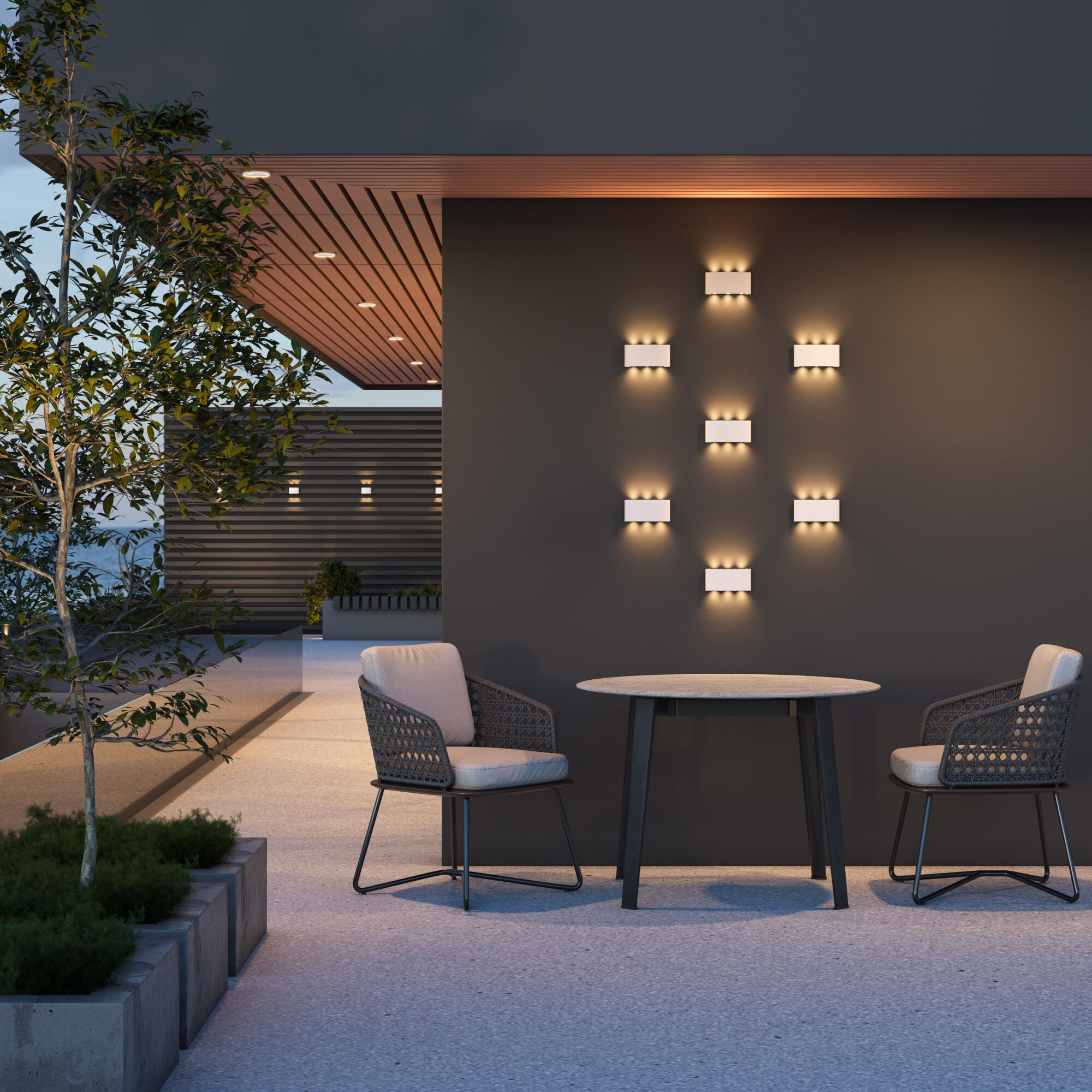 Уличный светильник Elektrostandard 1551 Techno LED белый