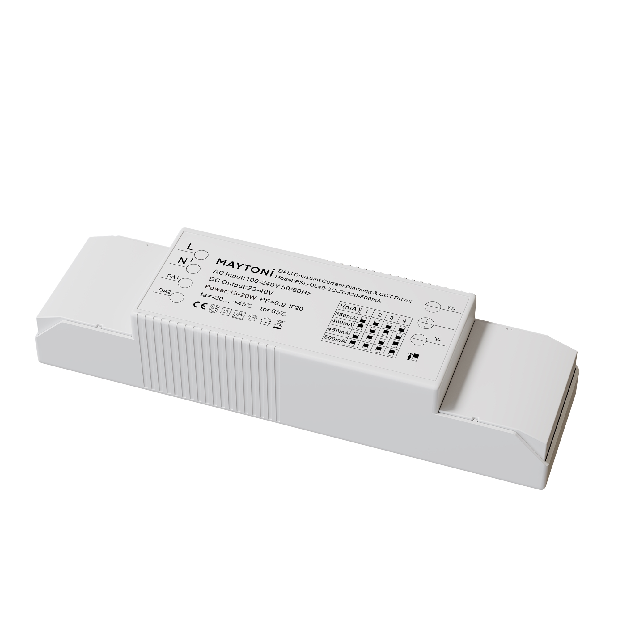 Lighting control PSL-DL40-3CCT-350-500mA