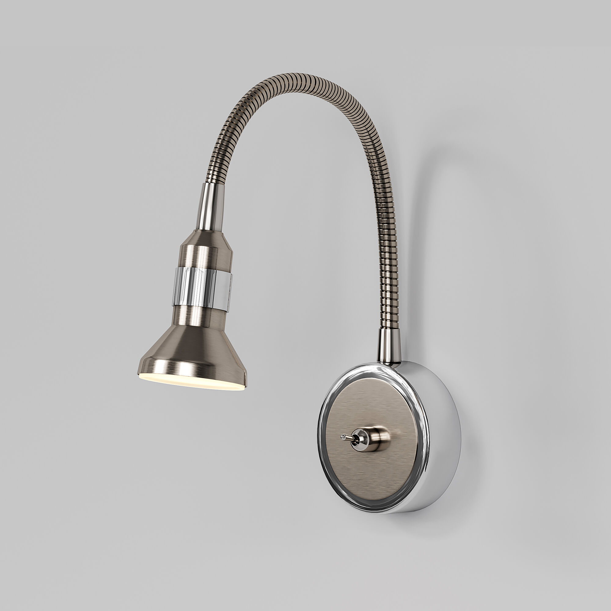 Интерьерная подсветка Elektrostandard Plica 1215 сатинированный никель / хром