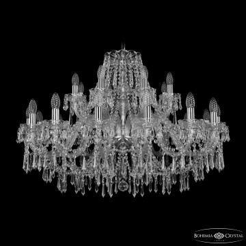 Люстра хрустальная 1403/16+8/360 Ni Bohemia Ivele Crystal Люстра Bohemia Ivele Crystal 1403/16+8/360 Ni