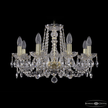 Люстра хрустальная 1402/8/195 G Bohemia Ivele Crystal Люстра подвесная Bohemia Ivele Crystal 1402/8/195 G