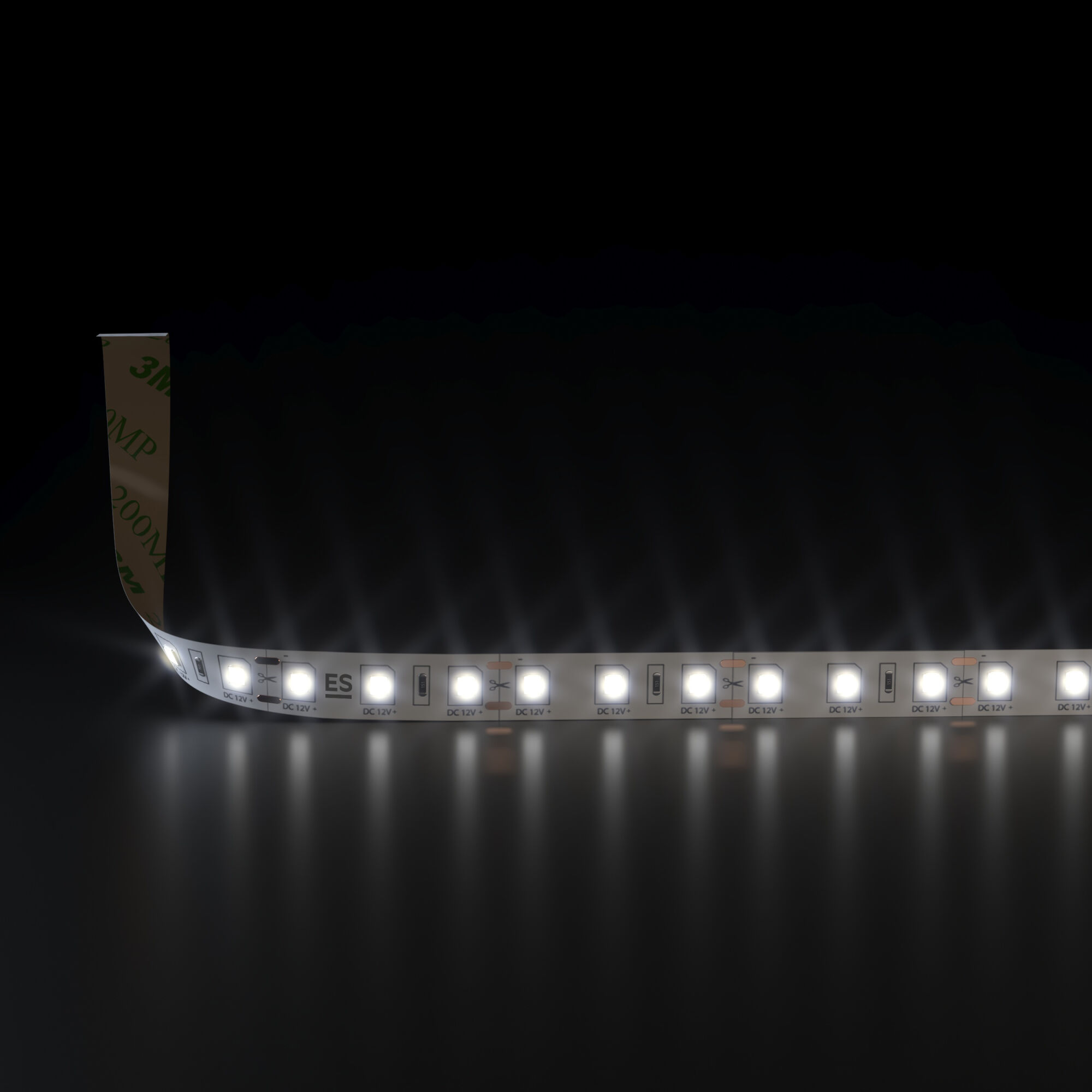 Светодиодная лента Elektrostandard Лента светодиодная 12V 9,6W 120Led 2835 IP20 дневной белый, 5м