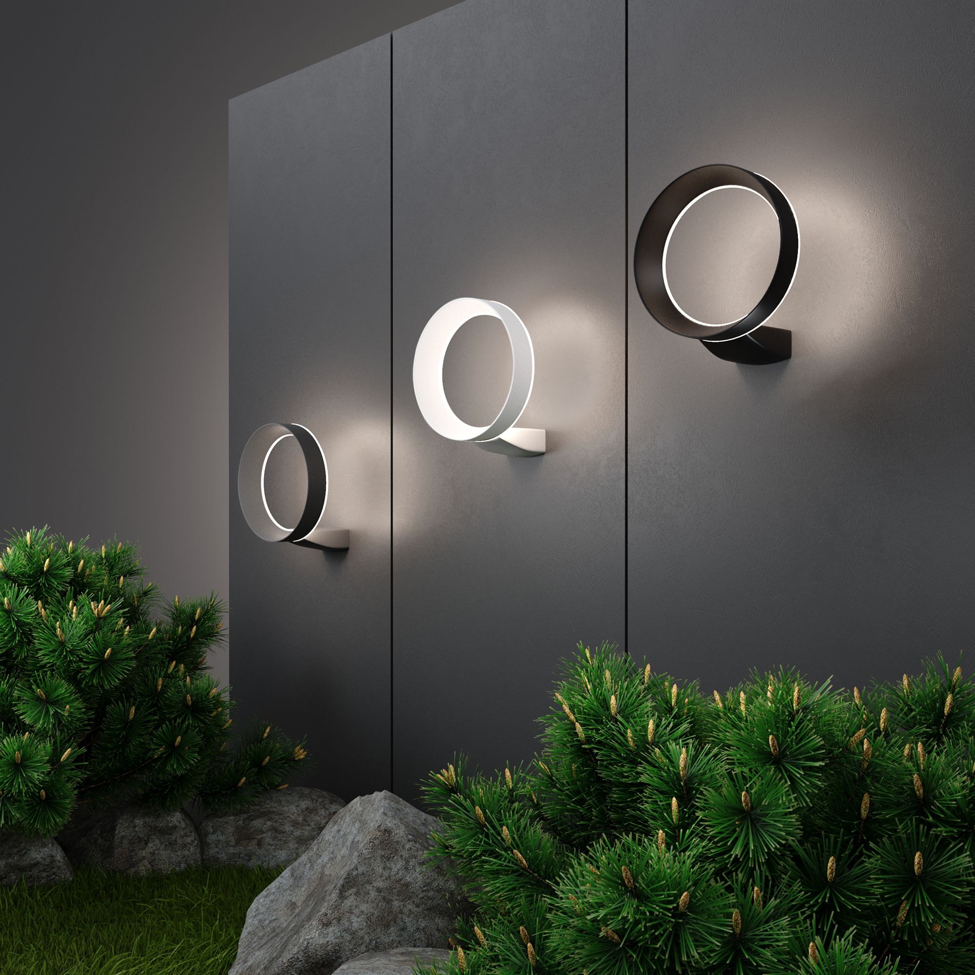 Уличный светильник настенный Elektrostandard 1710 TECHNO LED черный