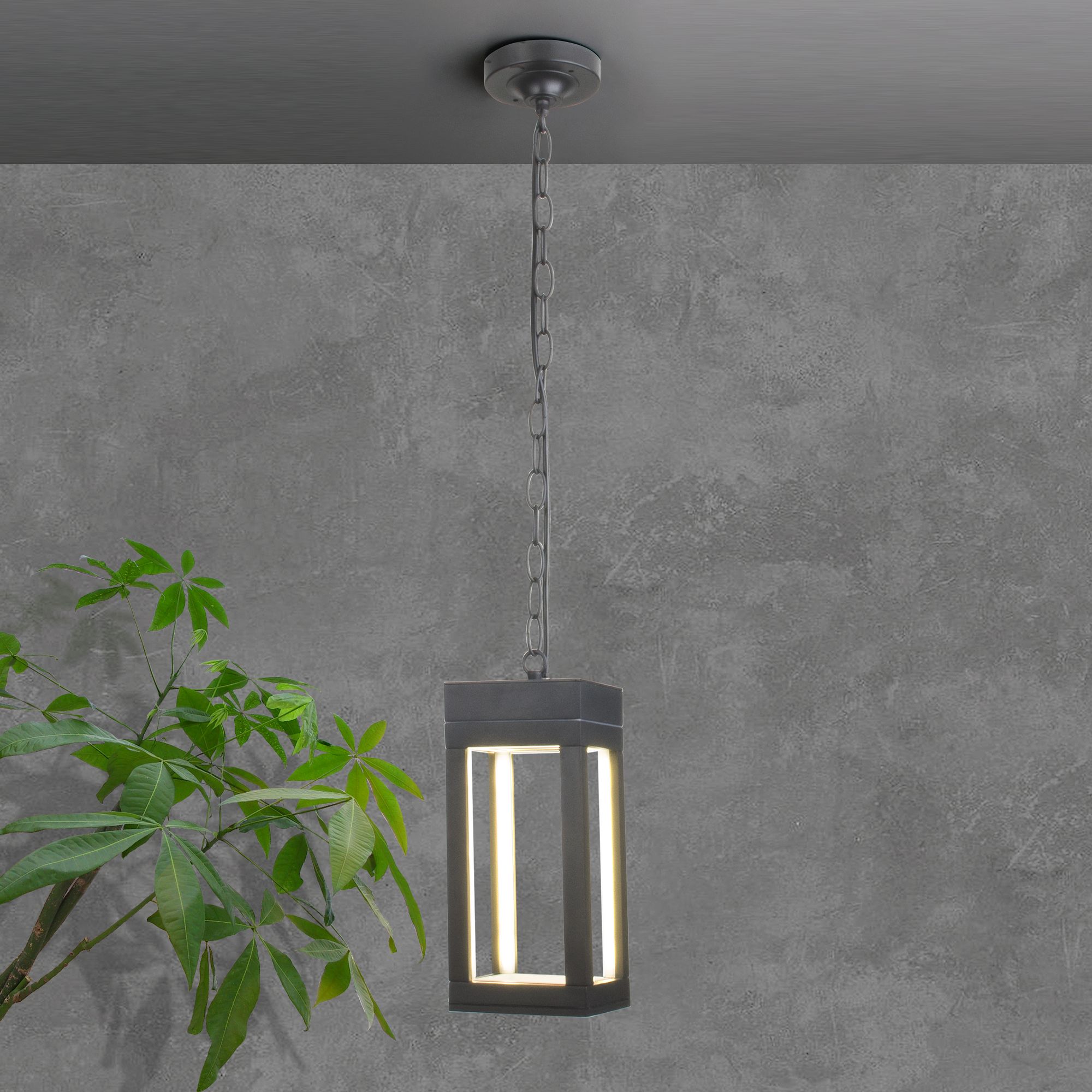 Уличный светильник подвесной Elektrostandard 1528 TECHNO LED серый