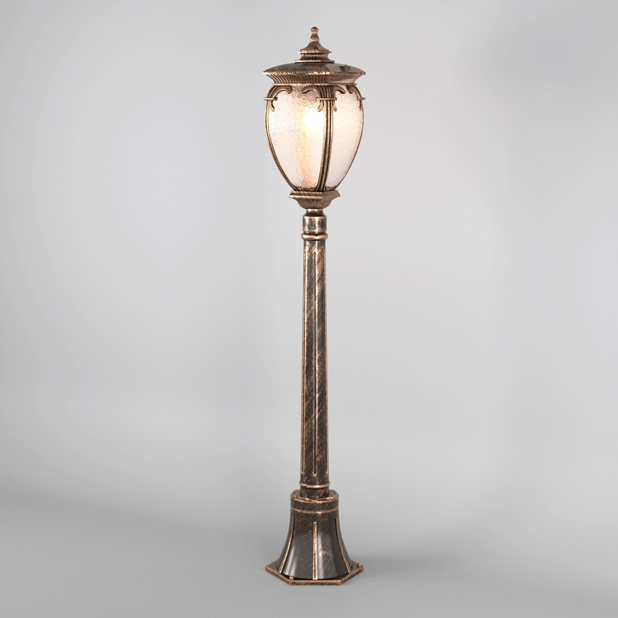 Уличный светильник Elektrostandard GLYF-8024F черное золото