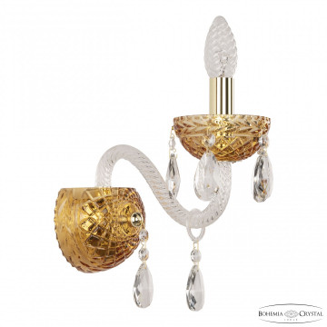 Бра 5417B/1/165 G Amber/M-1F Bohemia Ivele Crystal Бра Bohemia Ivele Crystal 5417B/1/165 G Amber/M-1F
