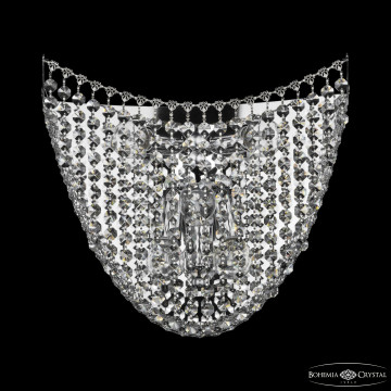 Бра хрустальный 77081B/34 Ni Bohemia Ivele Crystal Бра на 3 и более ламп Bohemia Ivele Crystal 77081B/34 Ni