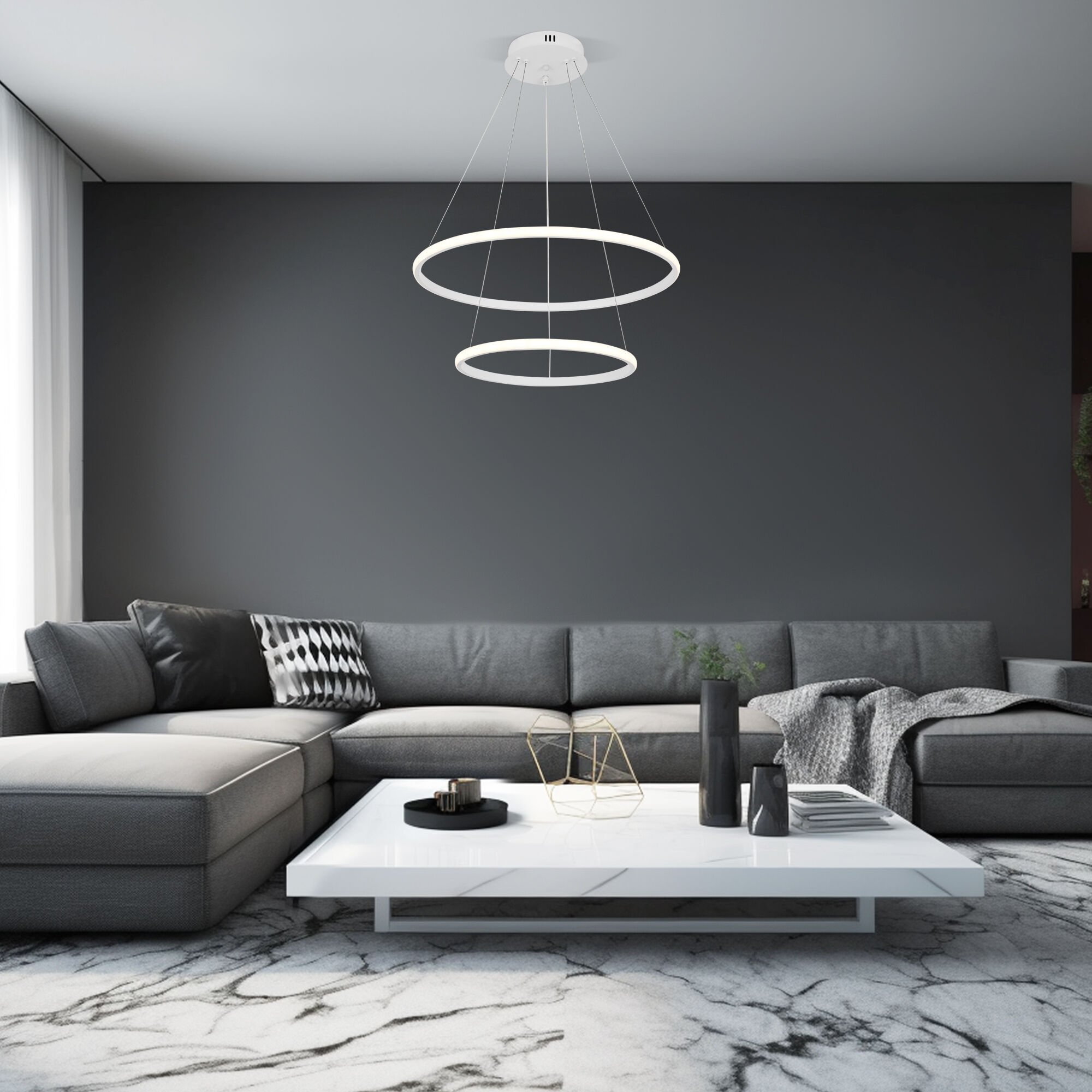 Люстра подвесная Eurosvet 90264/2 белый