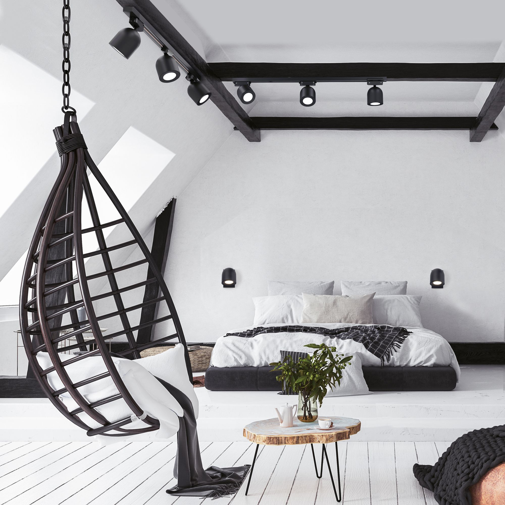 Интерьерная подсветка Elektrostandard Ogma GU10 SW чёрный (MRL 1009)