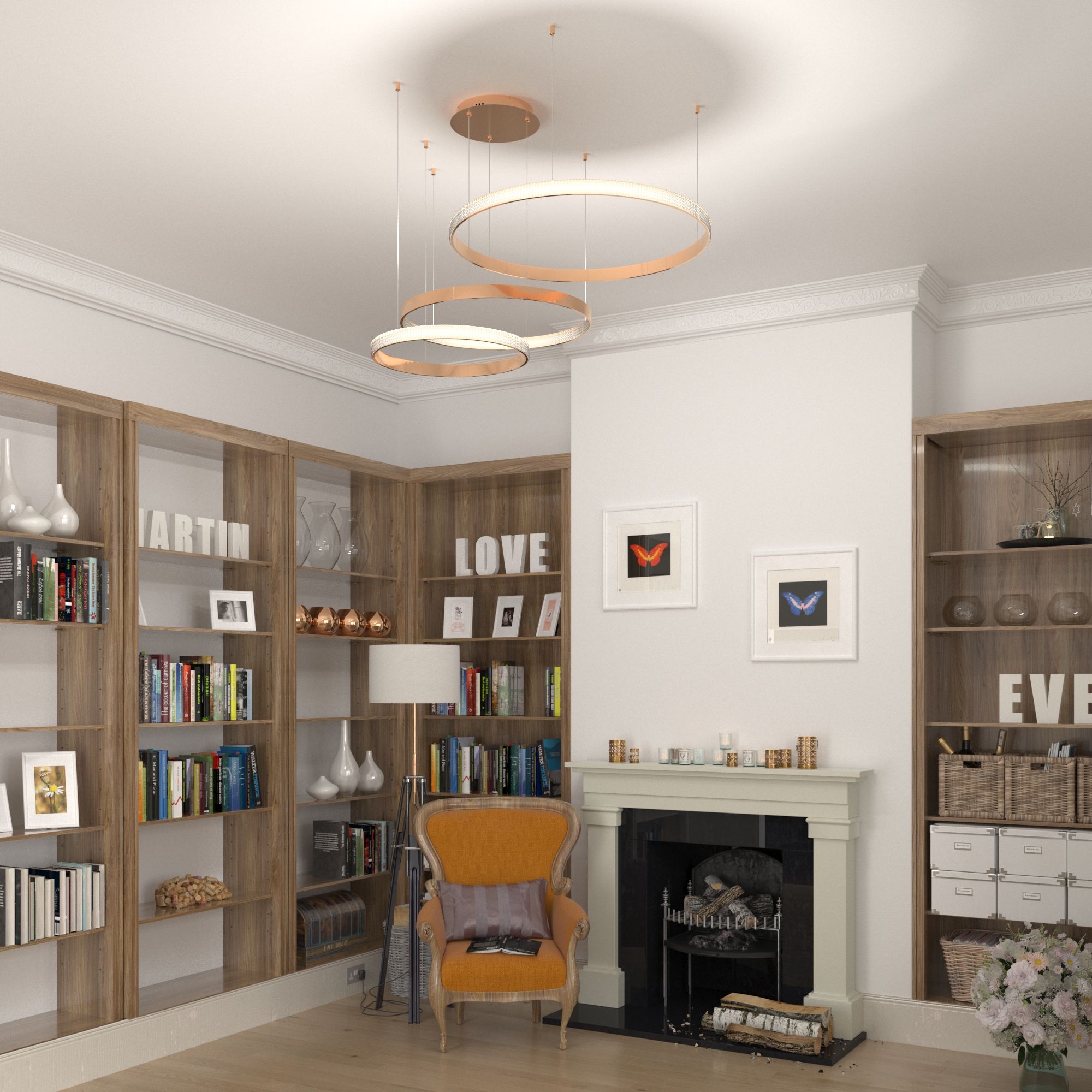 Люстра Eurosvet 90175/3 медный