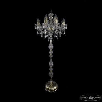 Торшер хрустальный 1415T1/8+4/200-165 G Торшер на 2 и более ламп Bohemia Ivele Crystal 1415T1/8+4/200-165 G