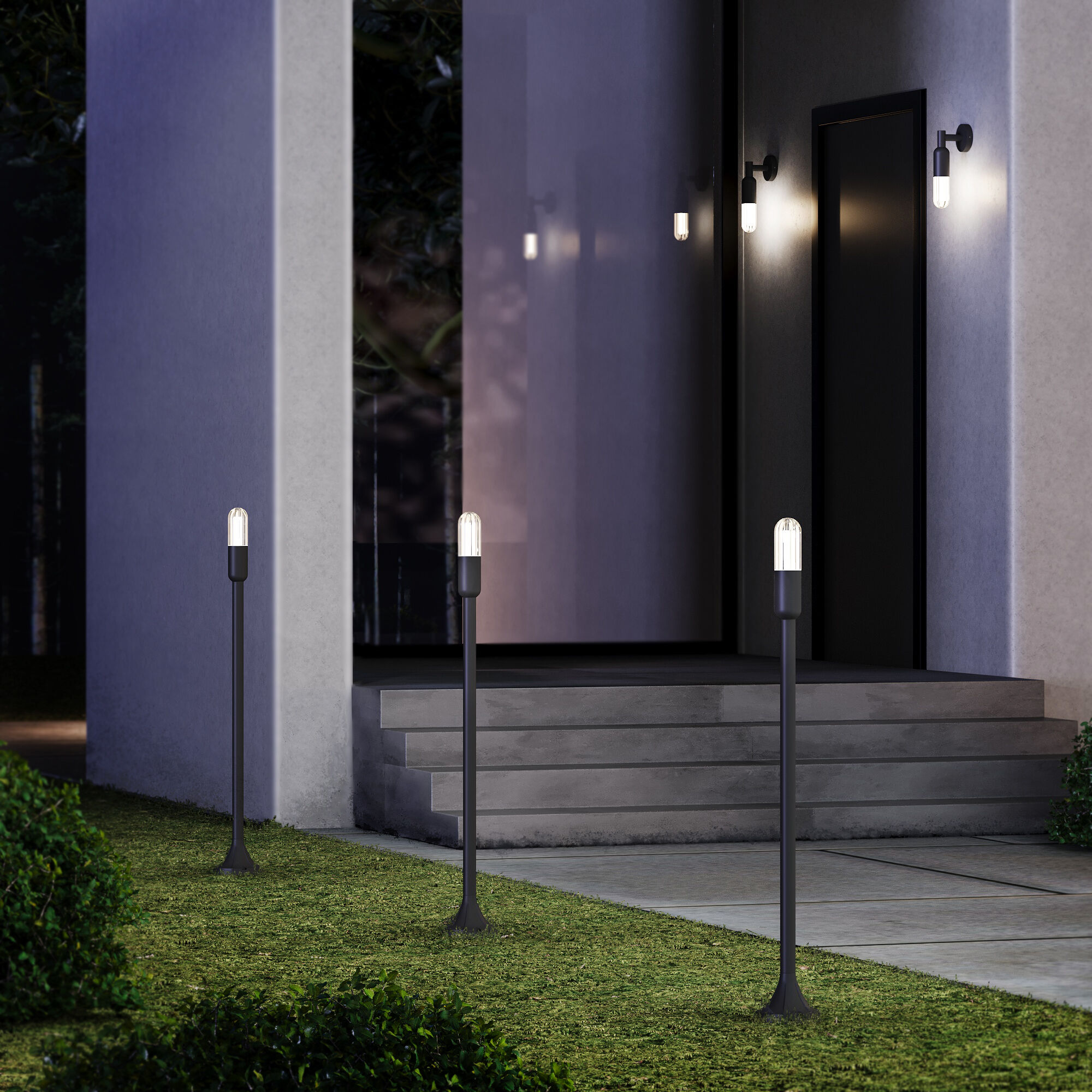 Уличный светильник Elektrostandard 35165/F черный