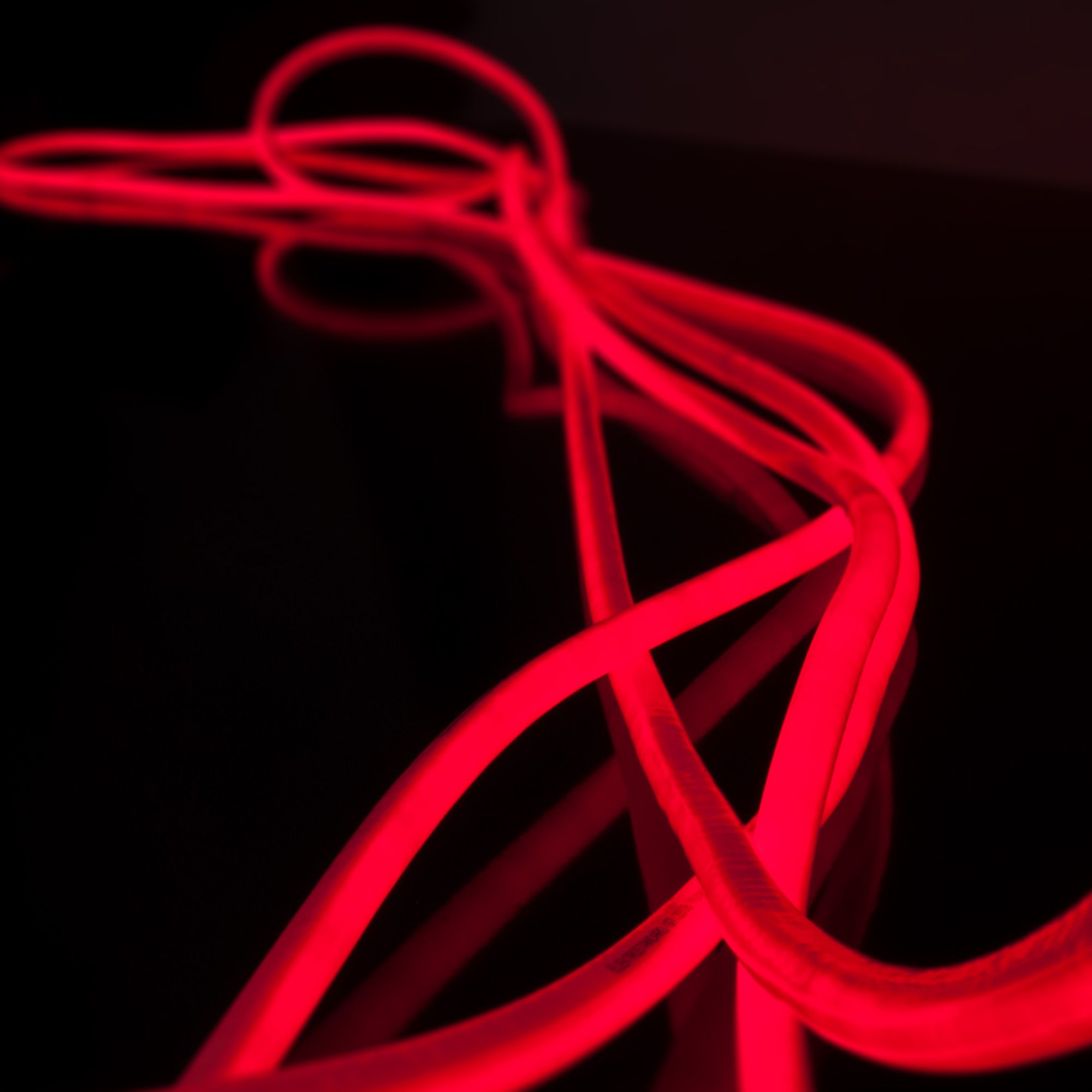 Уличный светильник Elektrostandard Гибкий неон 220V 9,6W 144Led 2835 IP67 круглый красный, 50 м