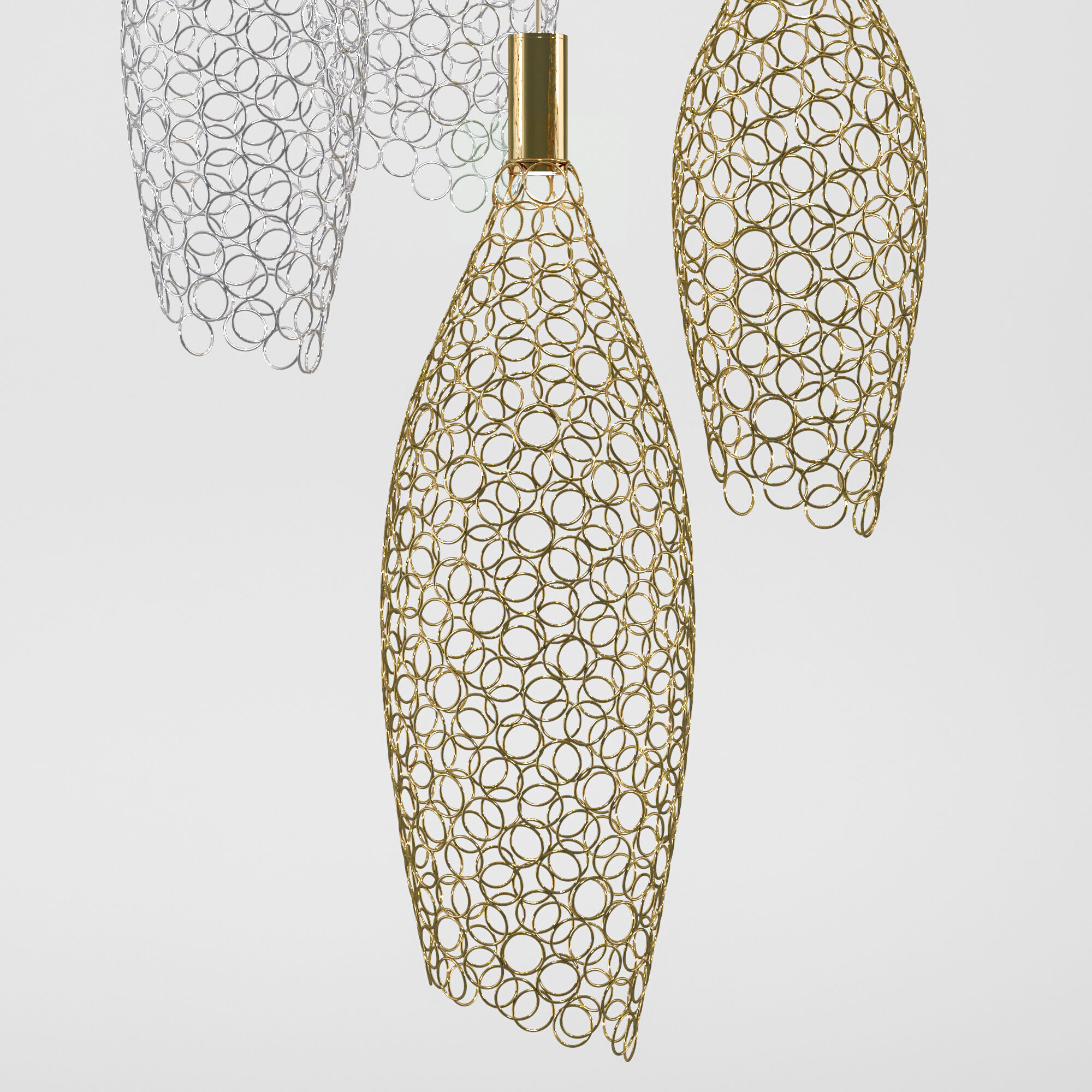 Люстра Eurosvet 90352/6 золото/хром