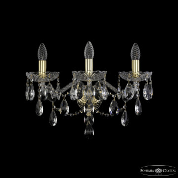Бра хрустальные 1415B/3/200/XL G Бра на 3 и более ламп Bohemia Ivele Crystal 1415B/3/200/XL G