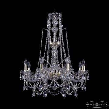 Люстра хрустальная 1411/8/240/XL-83 G Люстра подвесная Bohemia Ivele Crystal 1411/8/240/XL-83 G