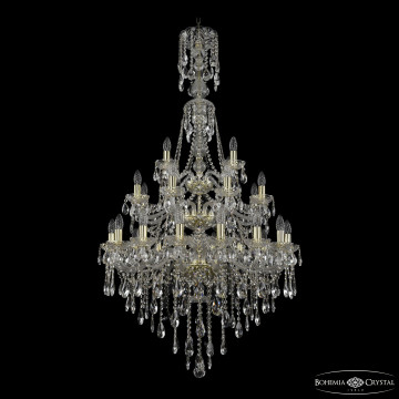Люстра хрустальная 1415/16+8+4/300/XL-155/3d G Люстра большая Bohemia Ivele Crystal 1415/16+8+4/300/XL-155/3d G
