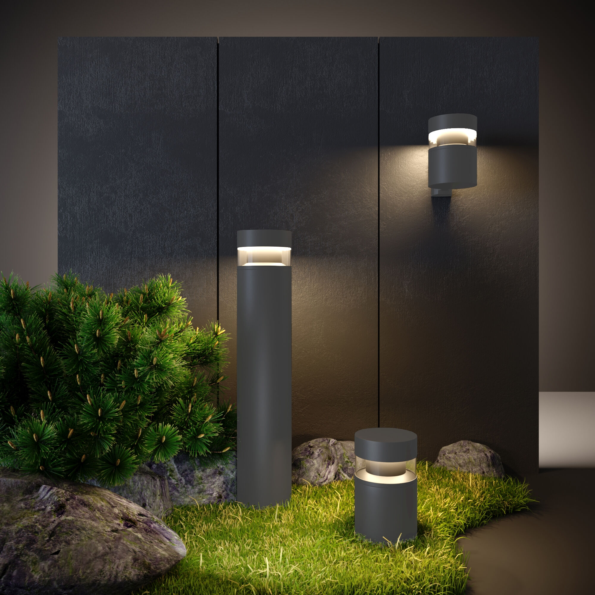 Уличный светильник настенный Elektrostandard 1530 TECHNO LED серый