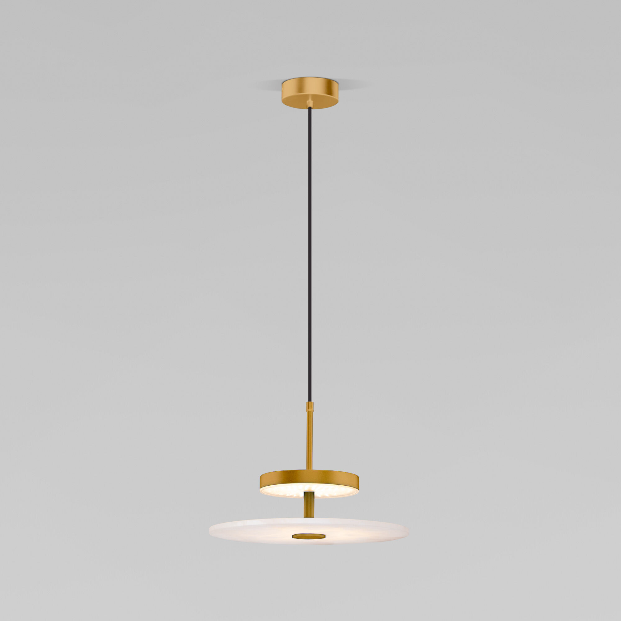 Люстра Eurosvet 40342 LED латунь