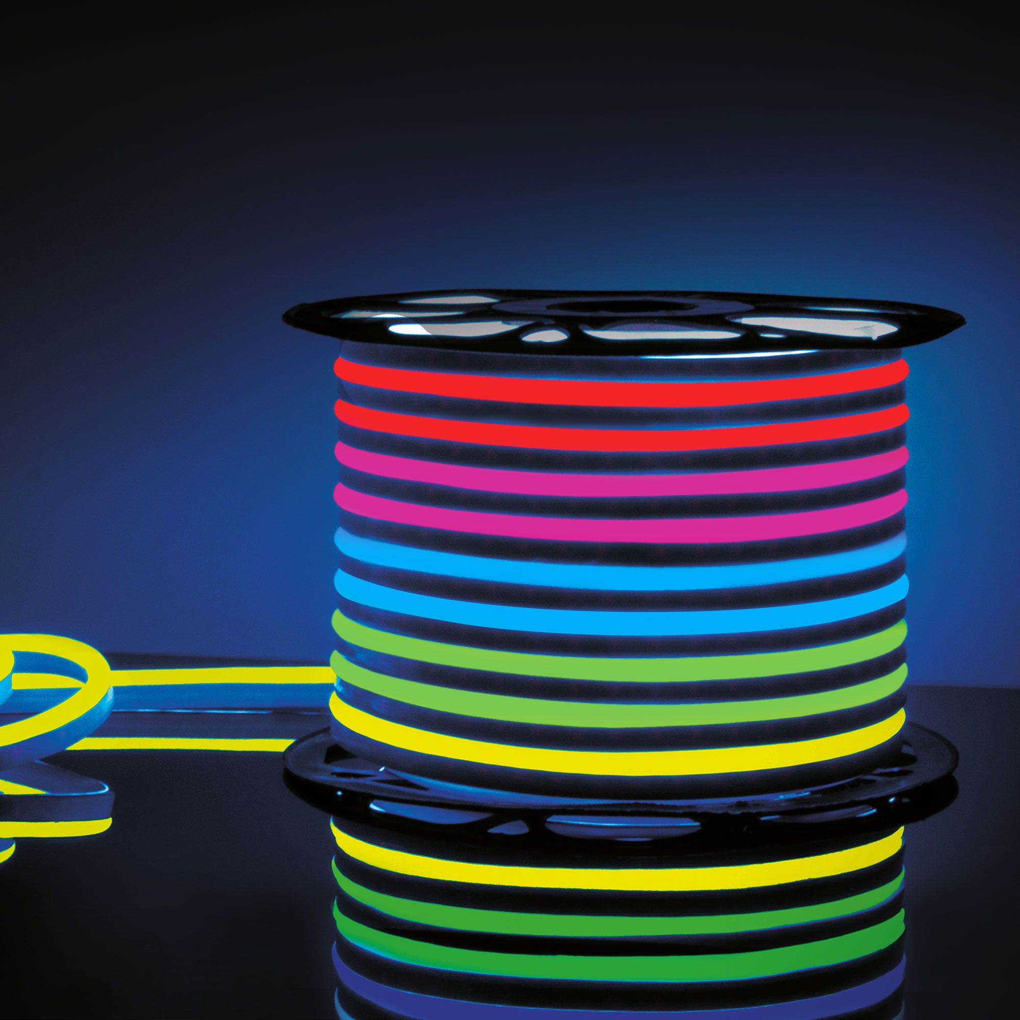 Уличный светильник Elektrostandard Гибкий неон 220V 12W 80Led 5050 IP67 односторонний RGB, 50 м