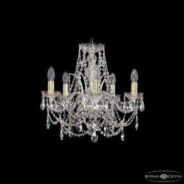 Люстра хрустальная 1411/5/160 G Люстра подвесная Bohemia Ivele Crystal 1411/5/160 G