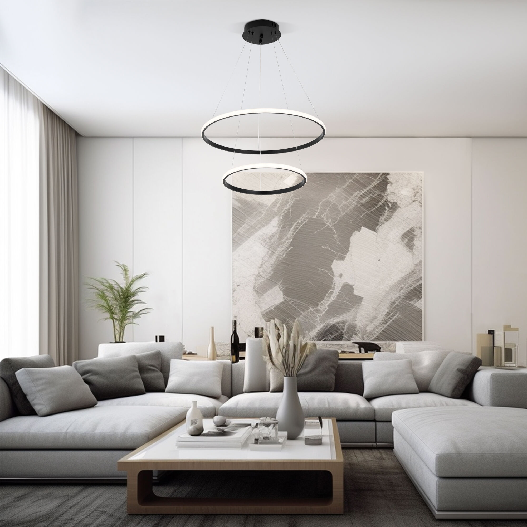 Люстра подвесная Eurosvet 90264/2 черный