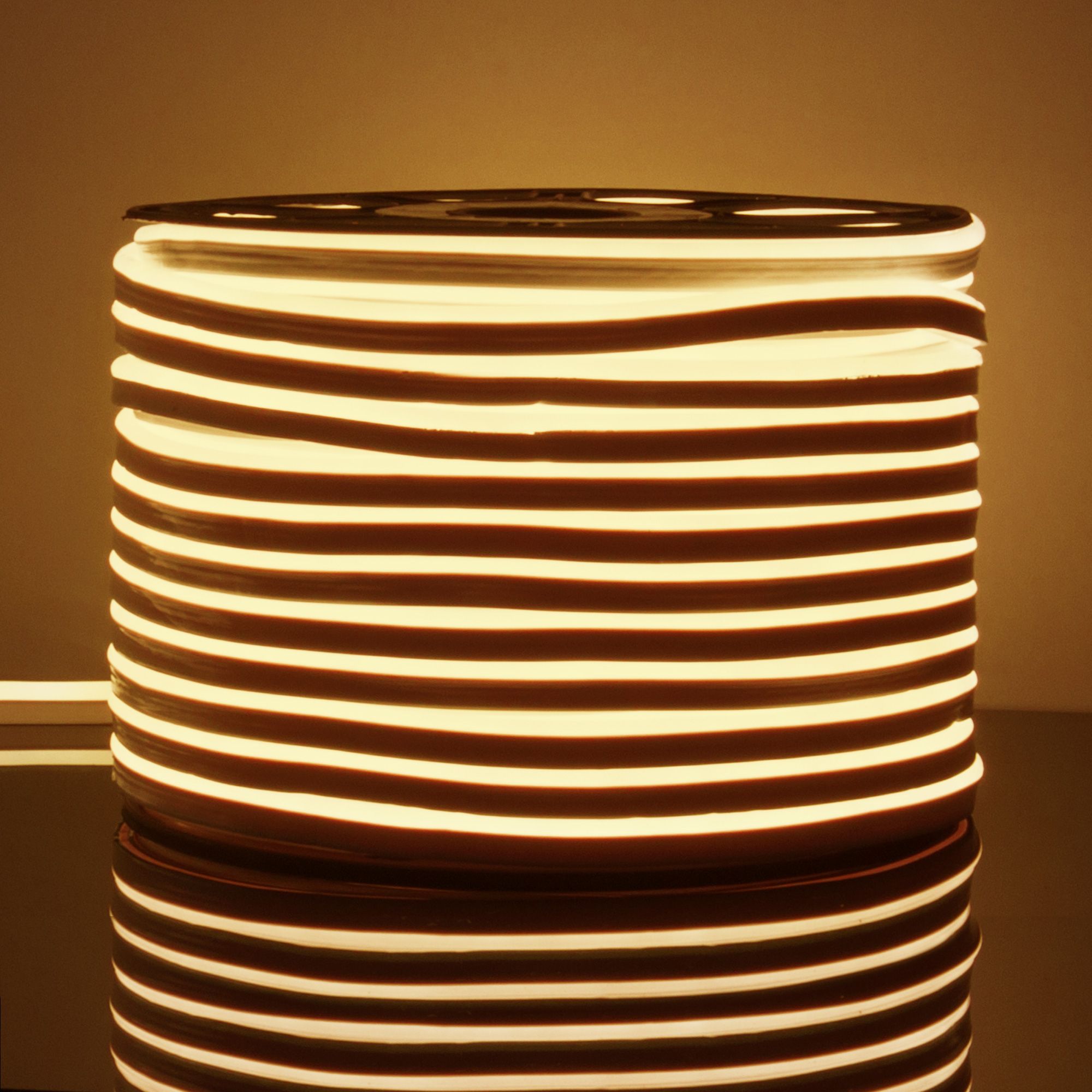 Уличный светильник Elektrostandard Гибкий неон 220V 9,6W 120Led 2835 IP67 односторонний теплый белый, 50 м