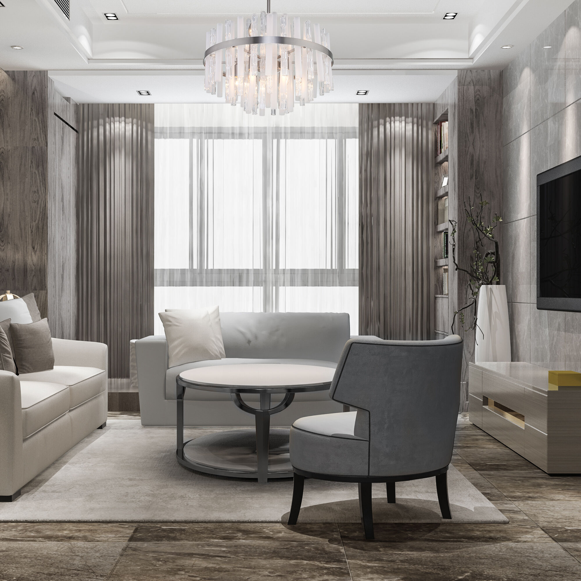 Люстра Bogate's 367/9 Smart никель