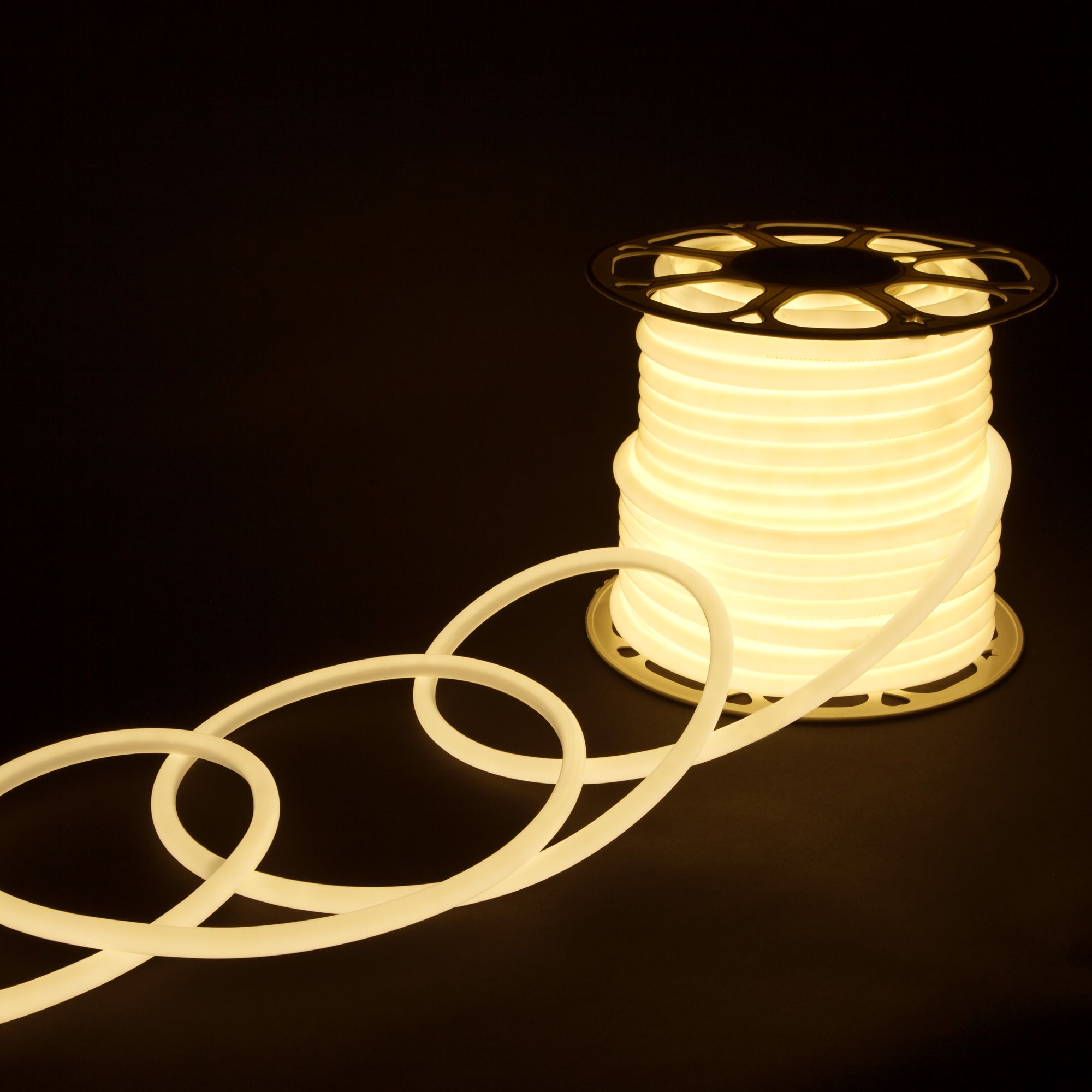 Уличный светильник Elektrostandard Гибкий неон 220V 9,6W 144Led 2835 IP67 круглый дневной белый, 50 м