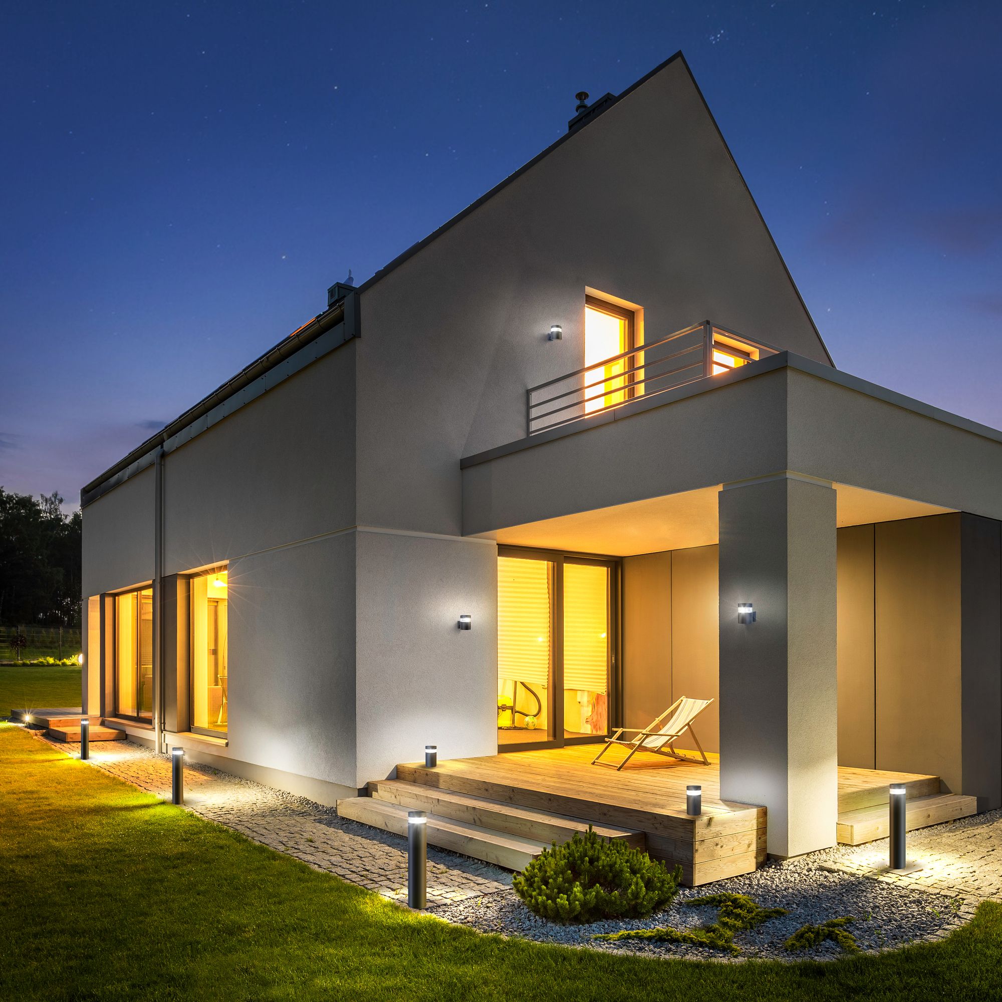 Уличный светильник настенный Elektrostandard 1530 TECHNO LED  черный