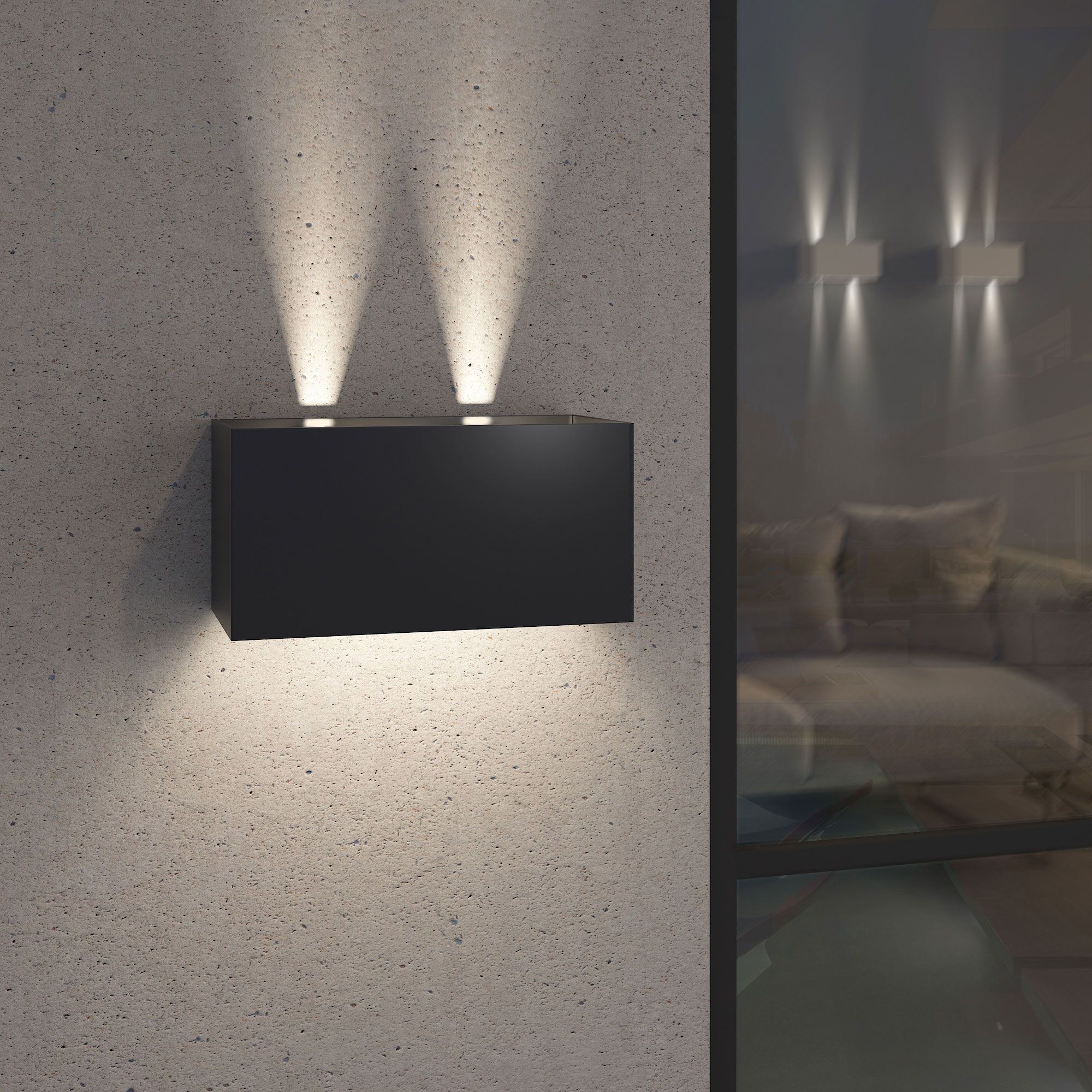 Уличный светильник настенный Elektrostandard 35137/W черный