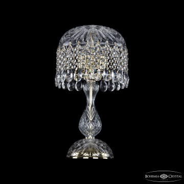 Настольная лампа хрустальная 14781L1/25 G Bohemia Ivele Crystal Настольная лампа  14781L1/25 G
