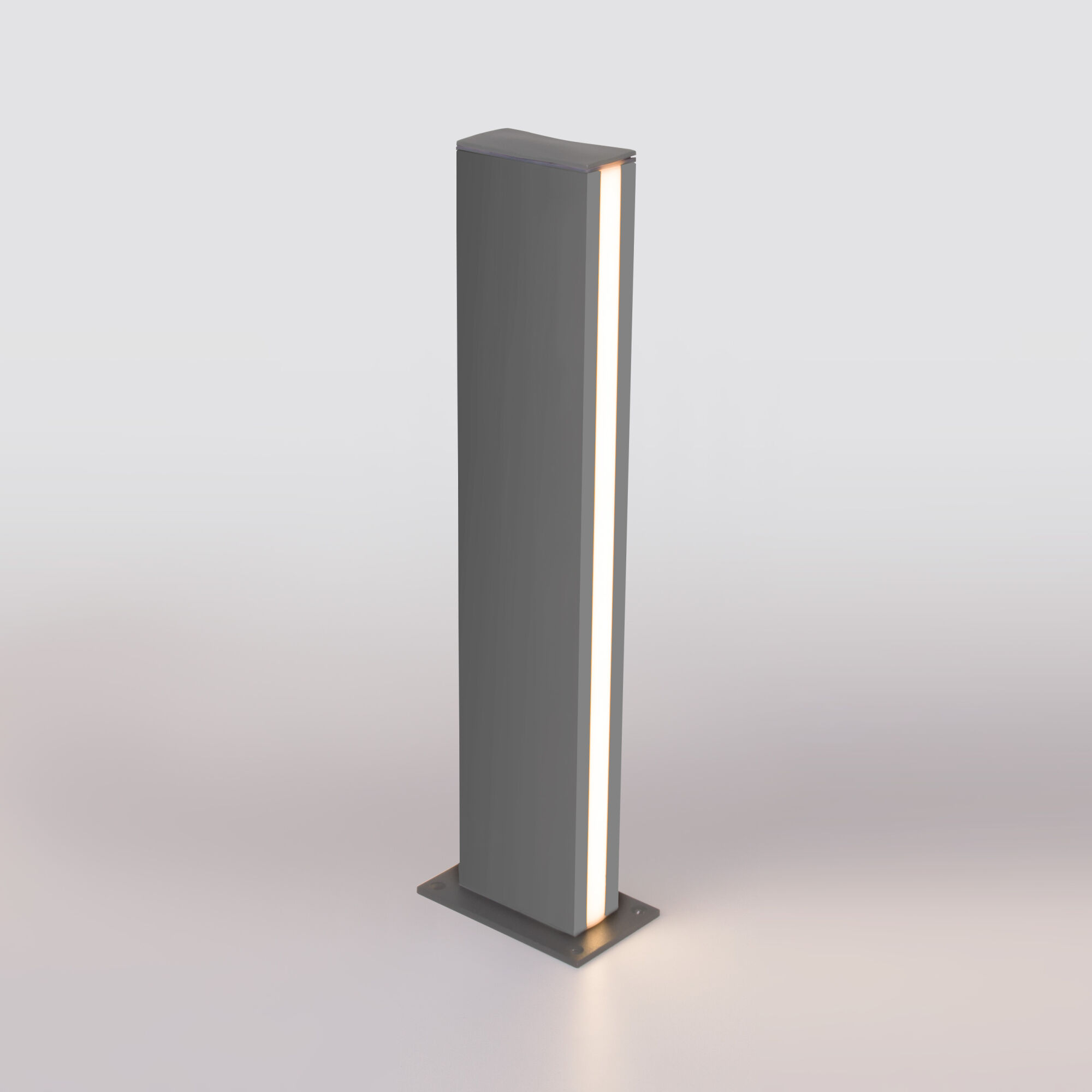 Уличный светильник на столбе Elektrostandard 1538 TECHNO LED серый