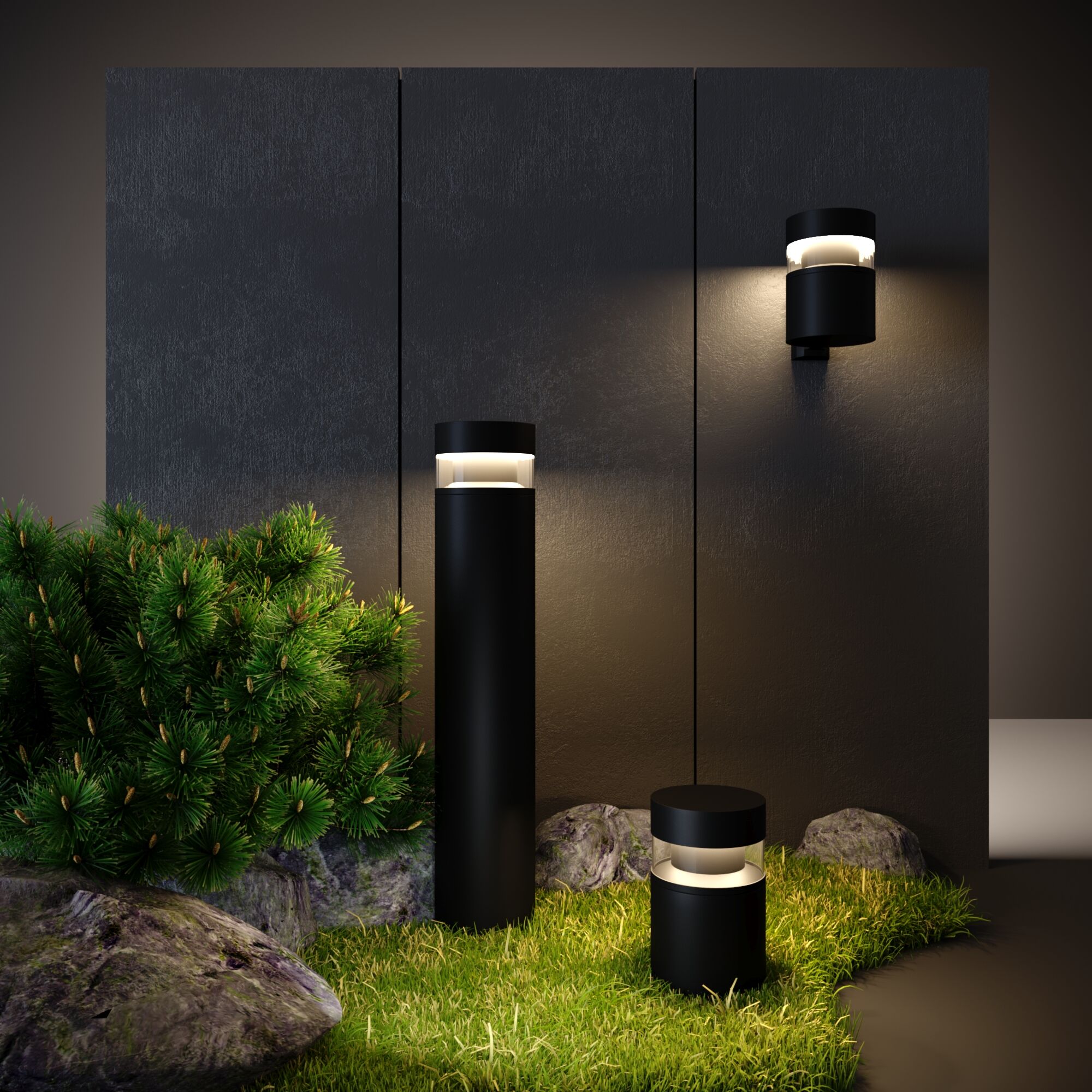 Уличный светильник настенный Elektrostandard 1530 TECHNO LED  черный