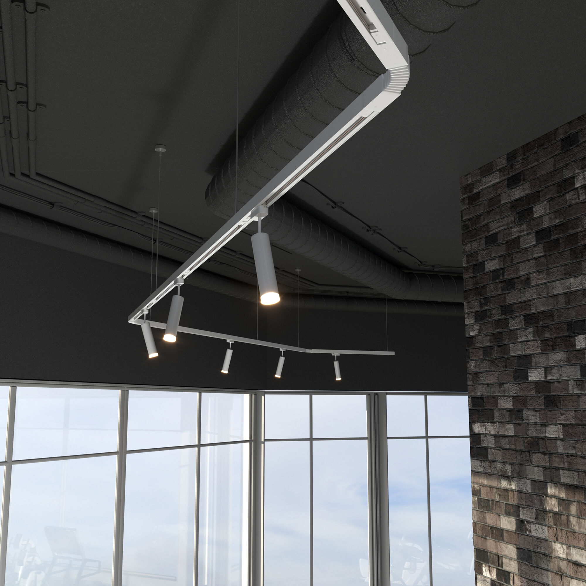 Компонент трековой системы Elektrostandard TRC-1-1-FLEX-WH