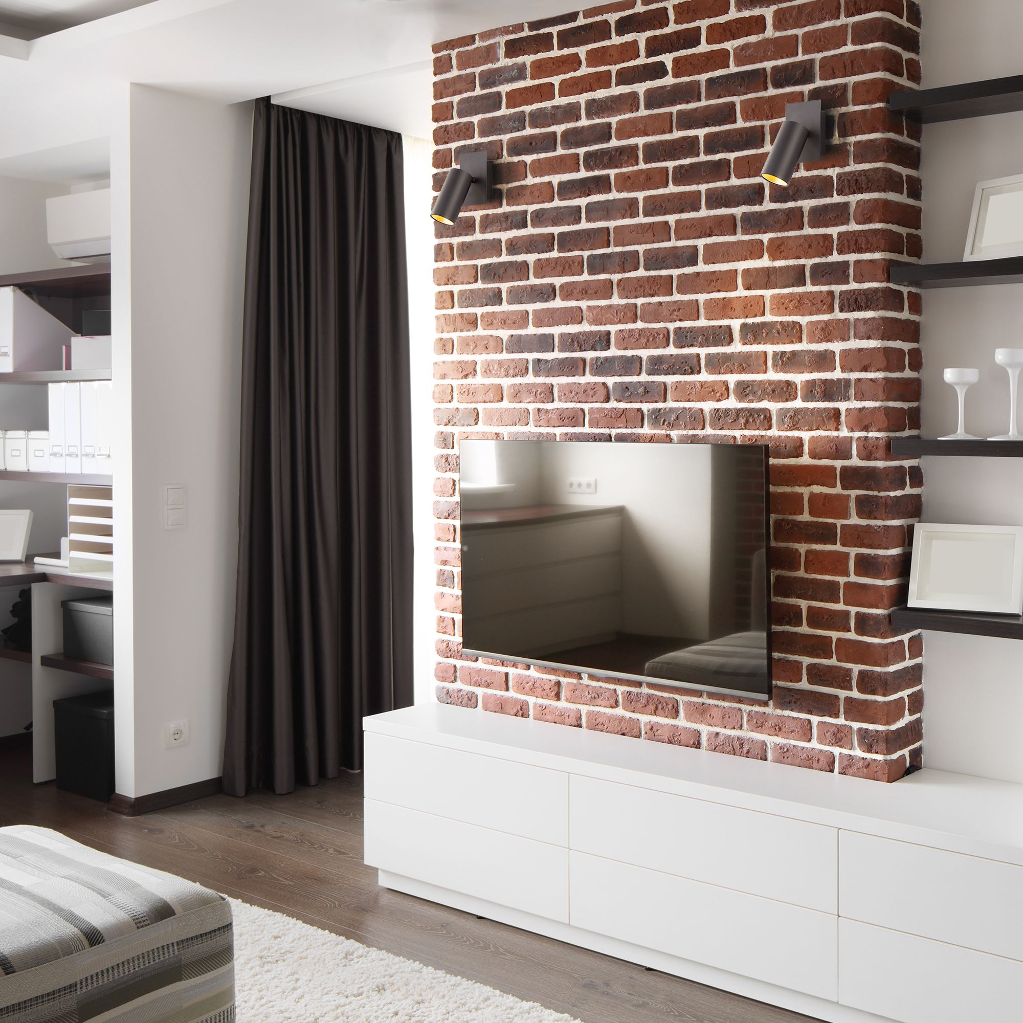 Eurosvet 20066/1 LED черный/золото