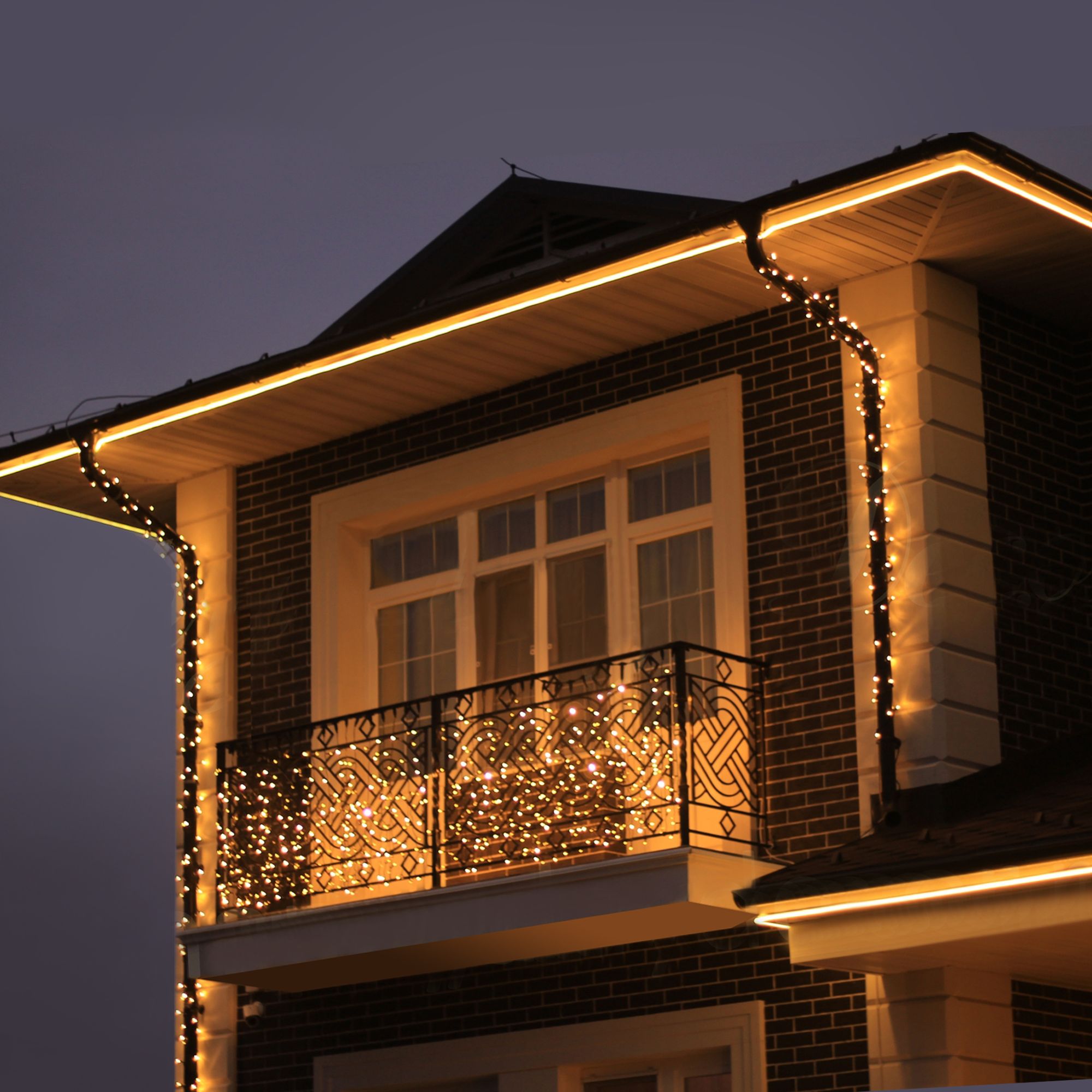 Уличный светильник Elektrostandard Гибкий неон 220V 9,6W 120Led 2835 IP67 односторонний теплый белый, 50 м