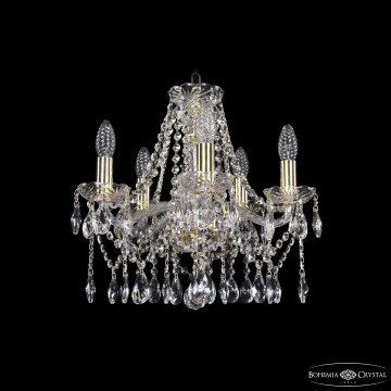 Люстра хрустальная 1413/5/141 G Люстра подвесная Bohemia Ivele Crystal 1413/5/141 G