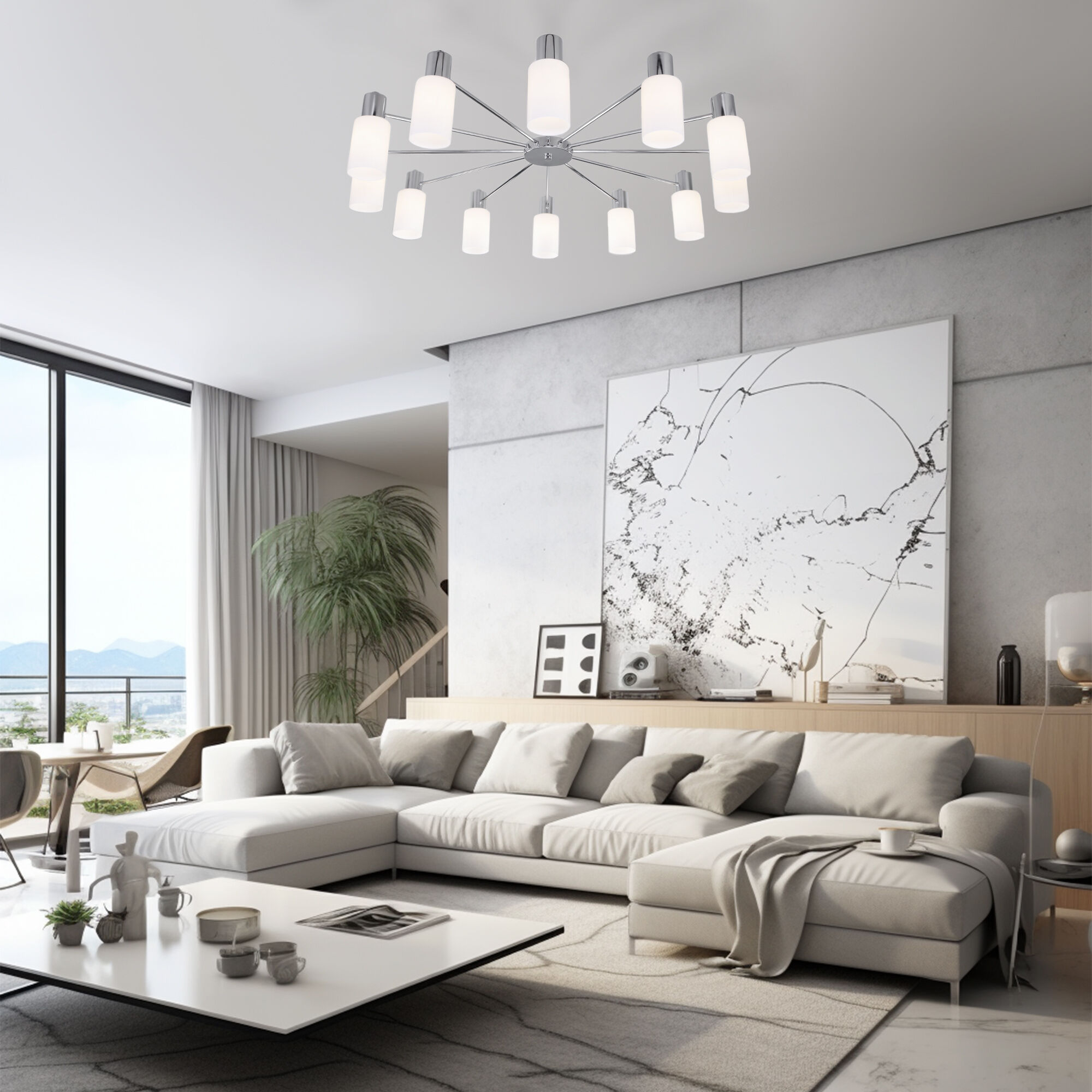 Люстра Eurosvet 70160/12 хром