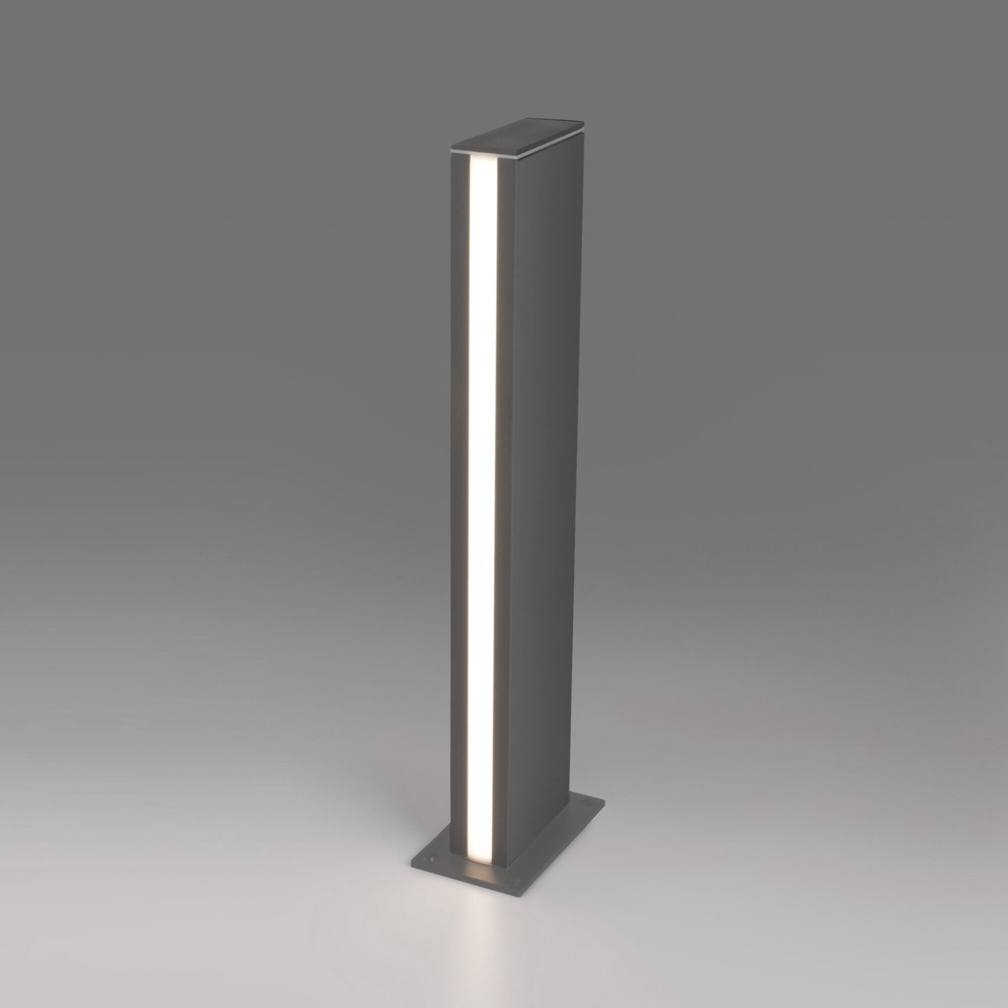 Уличный светильник на столбе Elektrostandard 1538 TECHNO LED серый