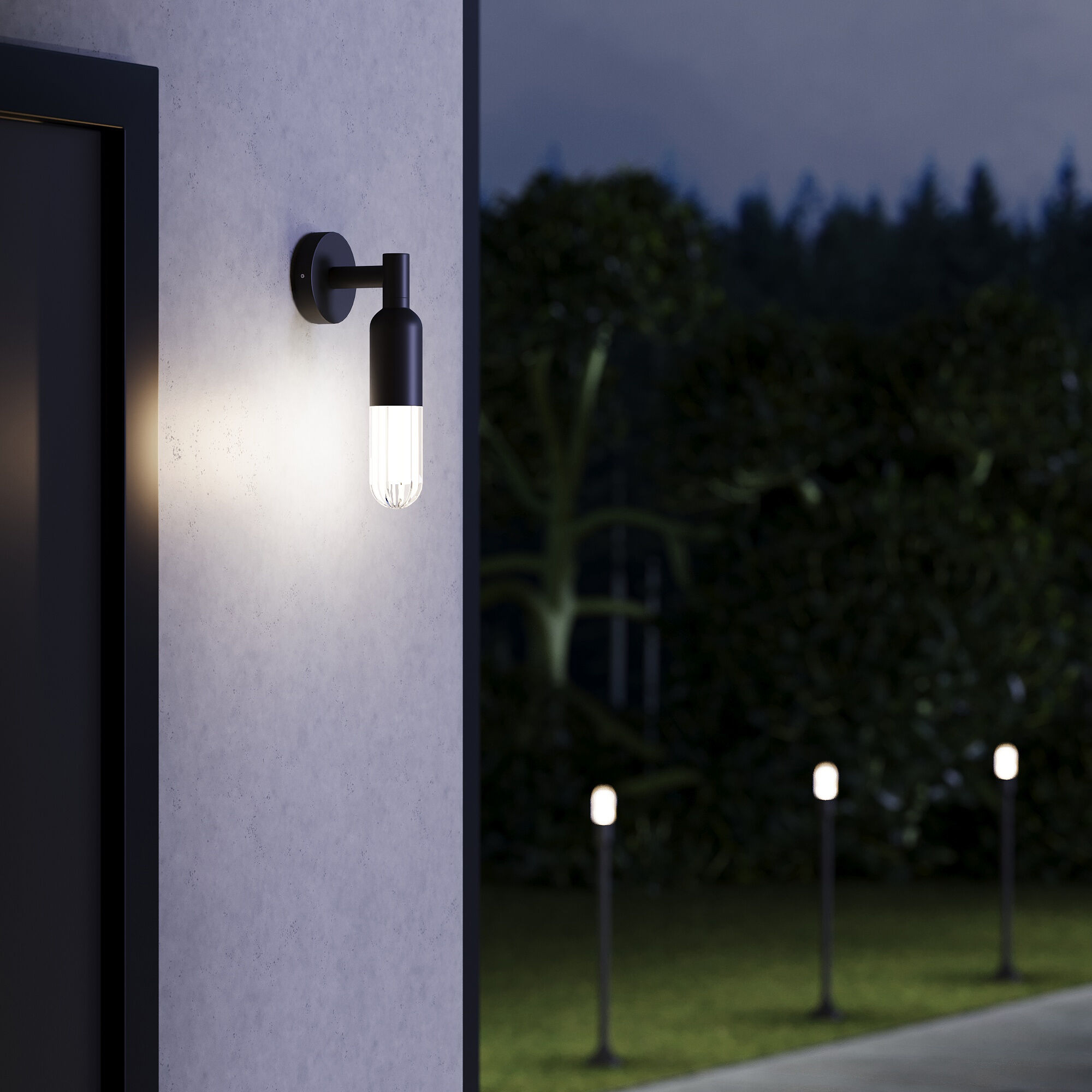 Уличный светильник Elektrostandard 35165/F черный