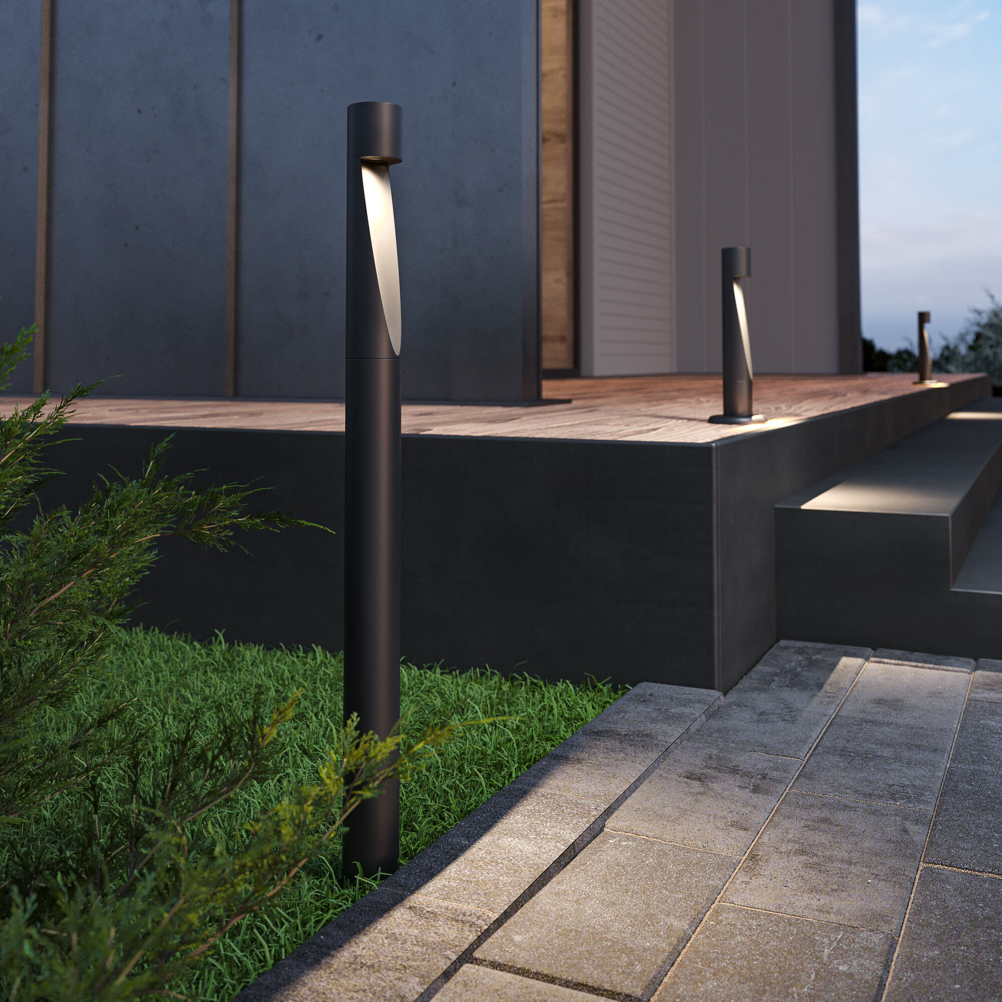 Уличный светильник Elektrostandard 35177/S черный