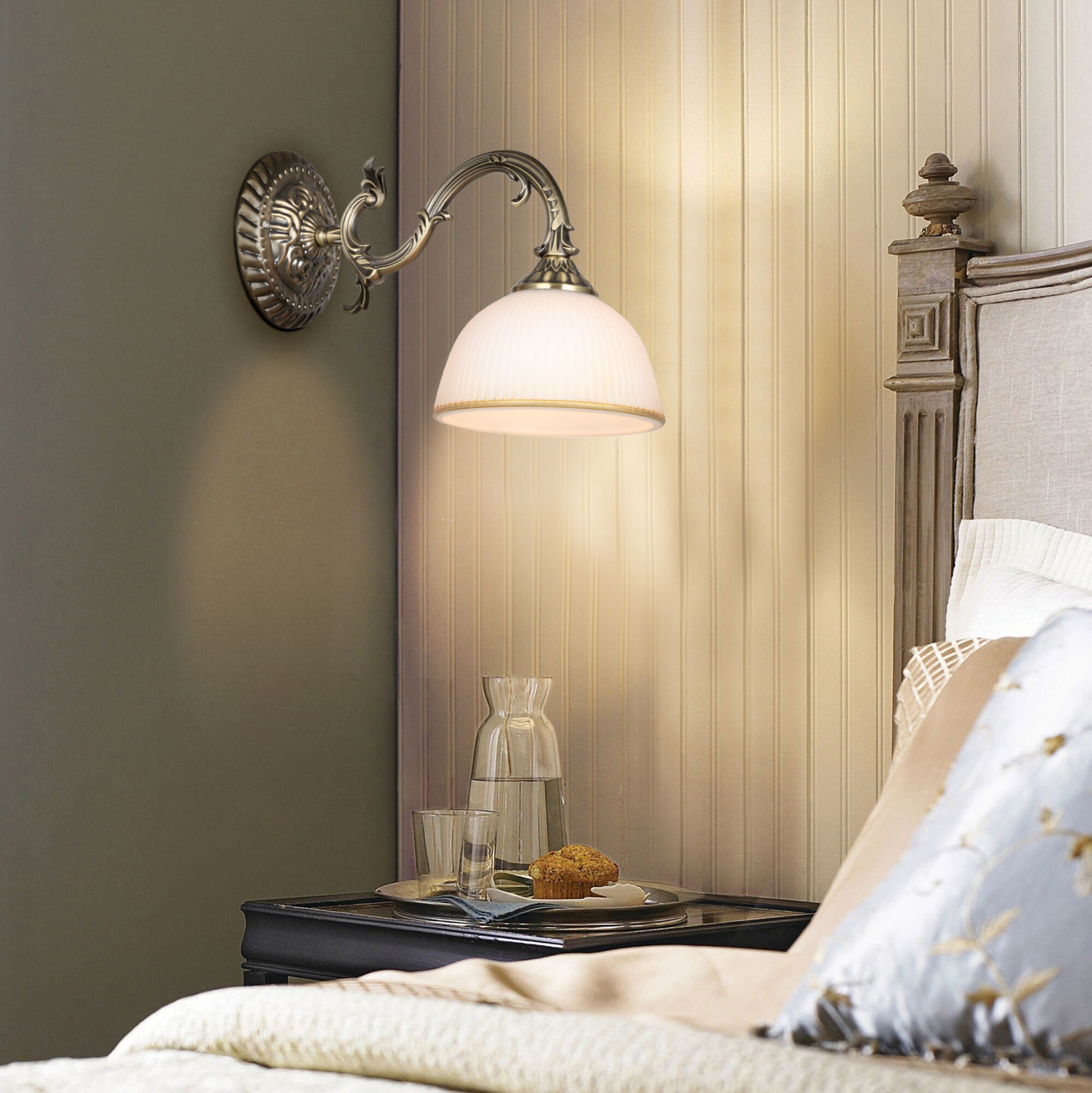 Бра на 1 лампу Eurosvet 60106/1 античная бронза