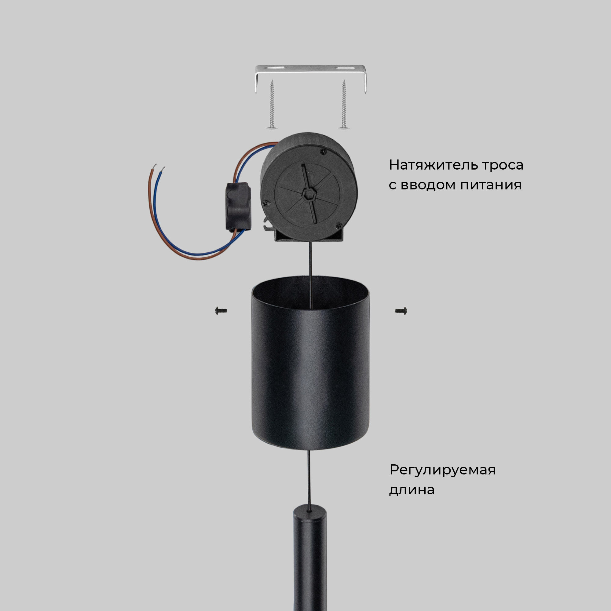 Eurosvet 604051 LED 3000К черный